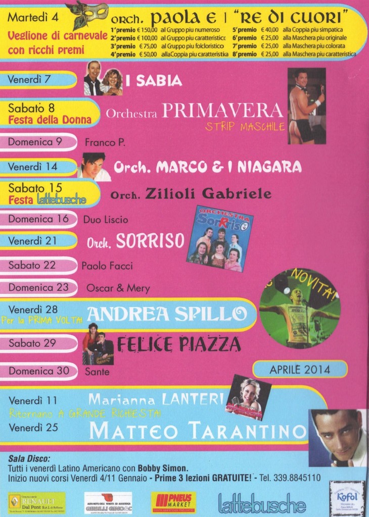 marzo 2014 paradiso