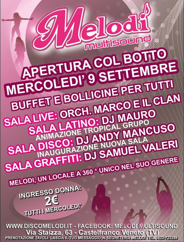 apertura 9 settembre