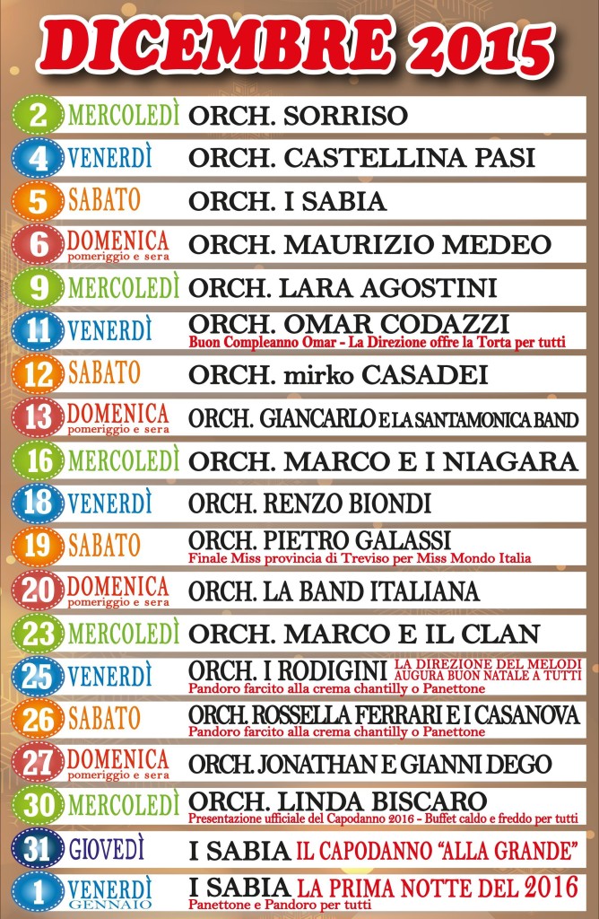 ORCHESTRE DICEMBRE 15