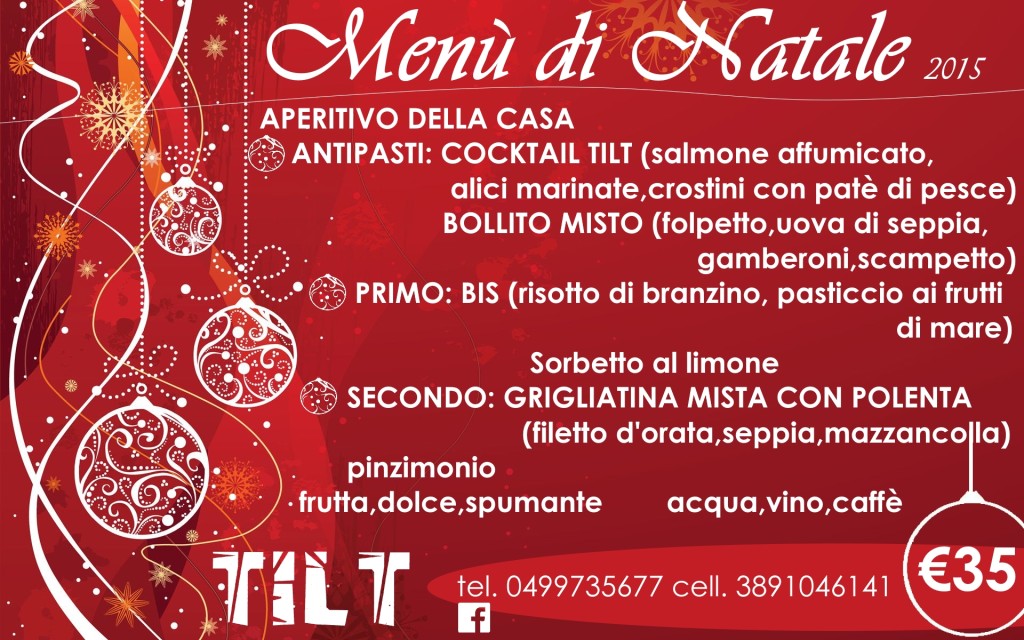 menù natale 2015