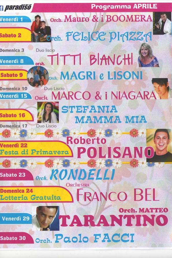 PARADISO APRILE 16