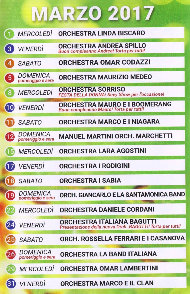 orchestre marzo 2017