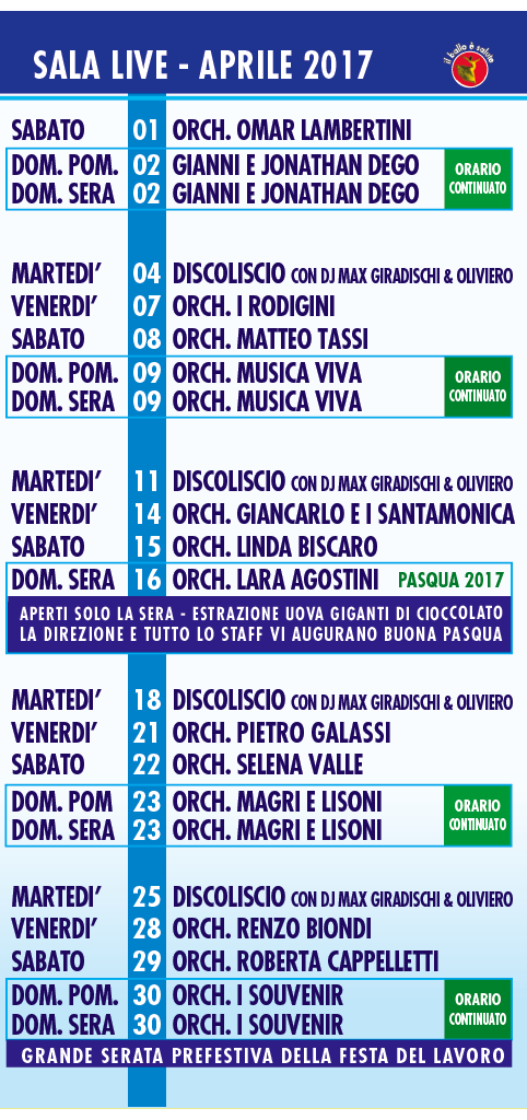 APRILE 2017 ORCH