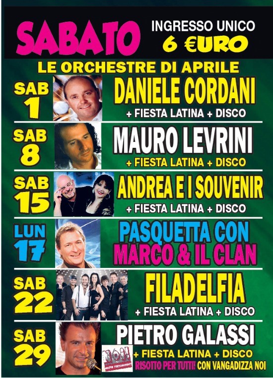 APRILE SABATO 2017