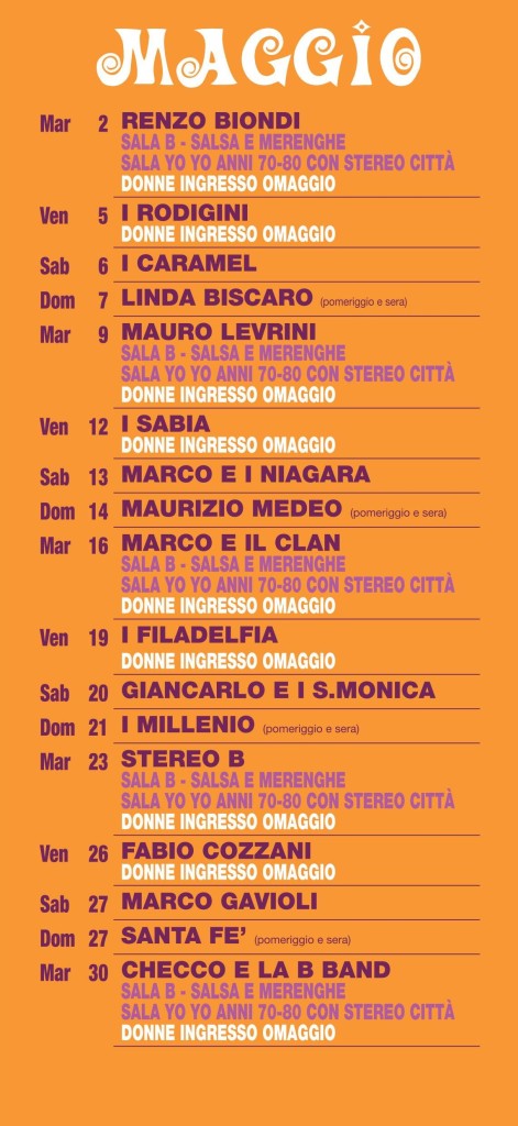 orchestre maggio 2017