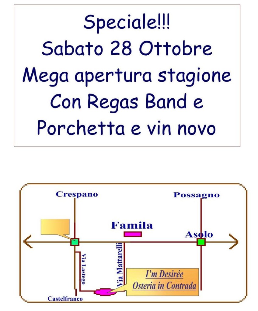 IM DESIREE MAPPA E OTTOBRE 2017