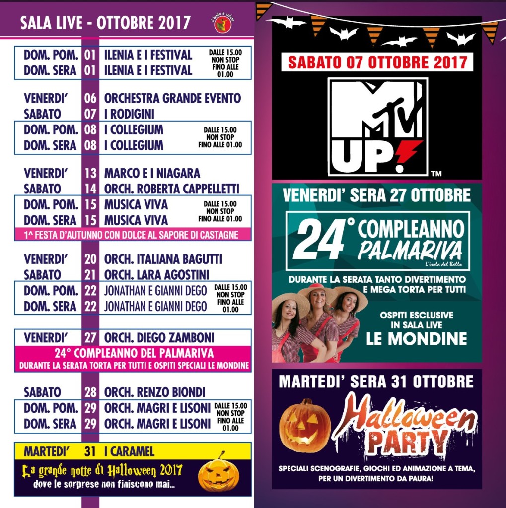 PALMARIVA PROGR. OTTOBRE 2017