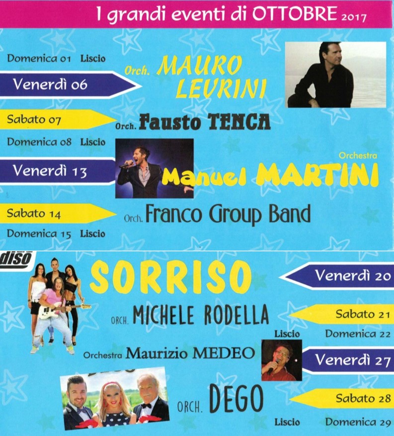 PARADISO OTTOBRE 2017