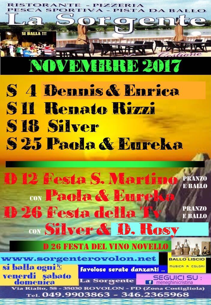 la sorgente novembre 2017