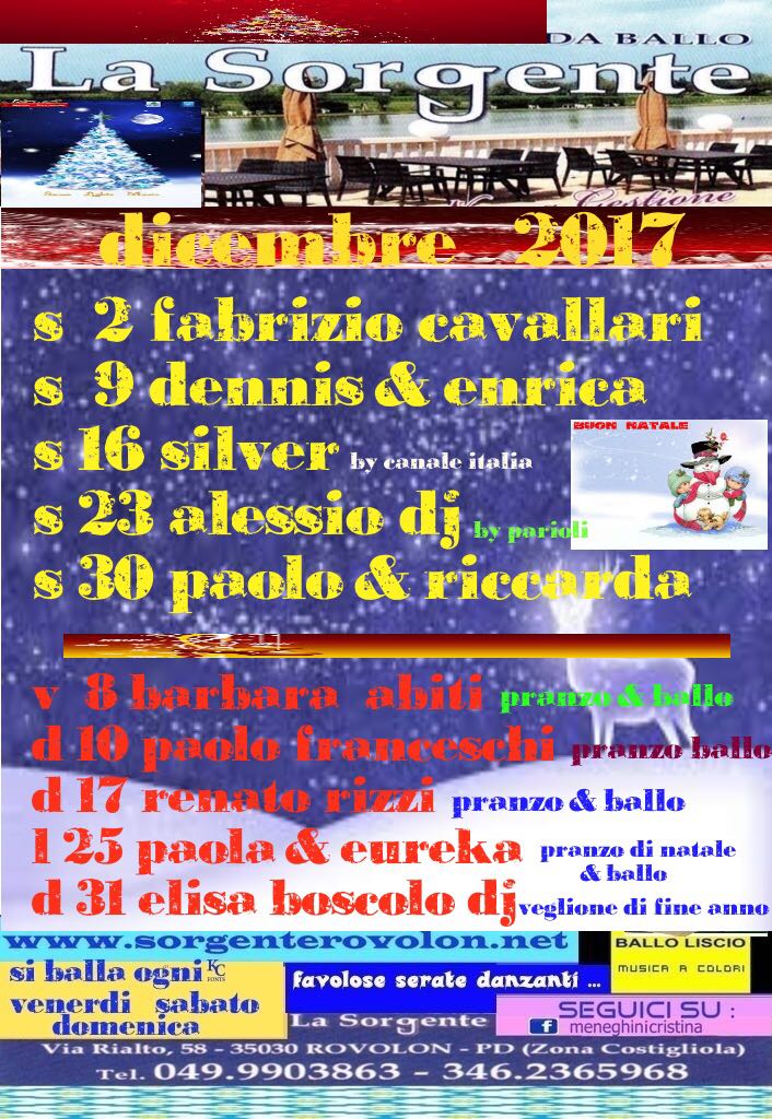 LA SORGENTE DICEMBRE