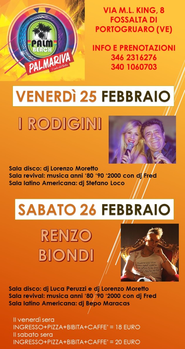 PALMARIVA DAL 21 FEB