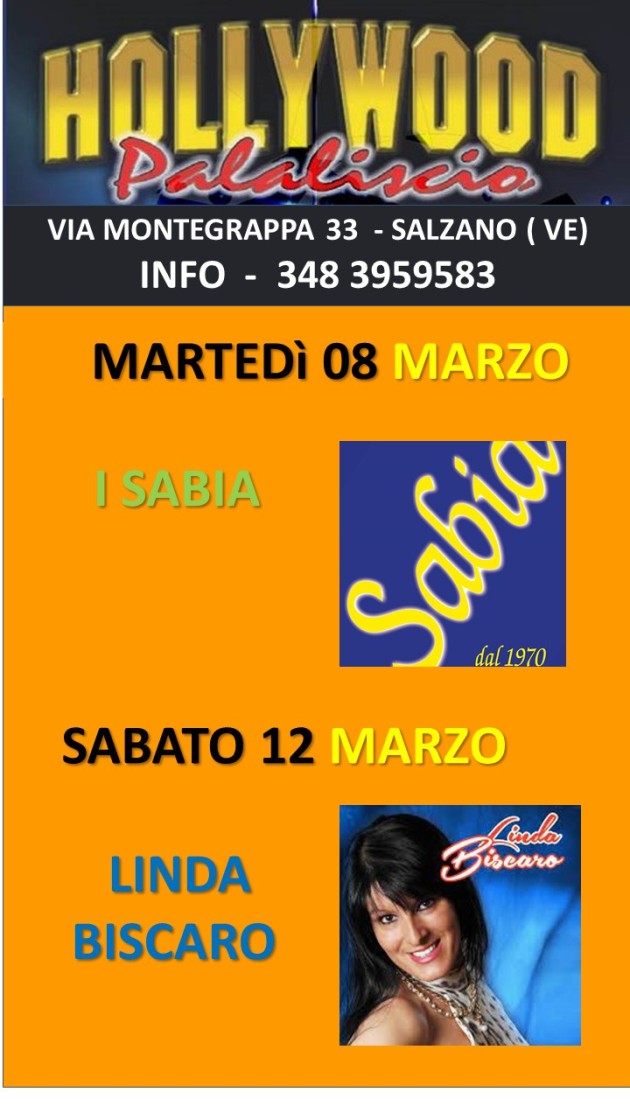 HOLLYWOOD DAL 7 MARZO