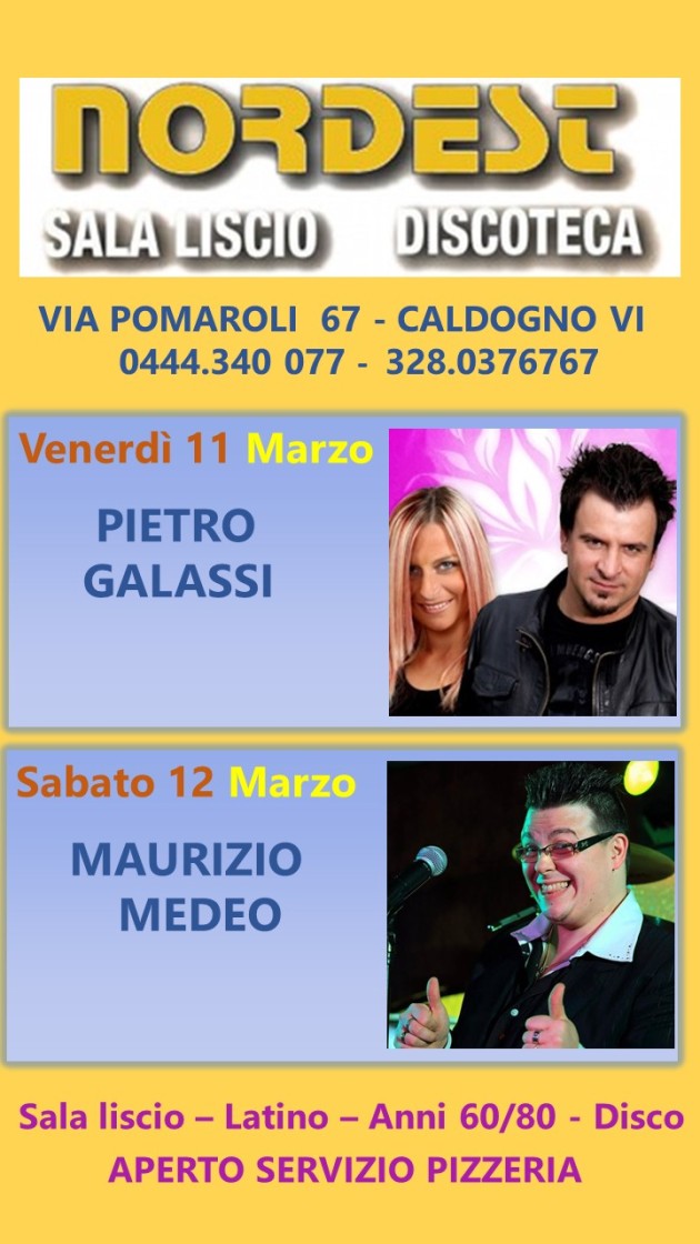 NORDEST DAL 7 MARZO