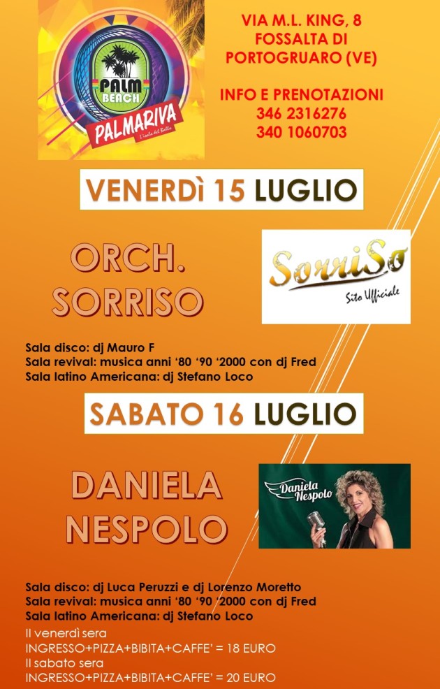 PALMARIVA TERZA LUGLIO