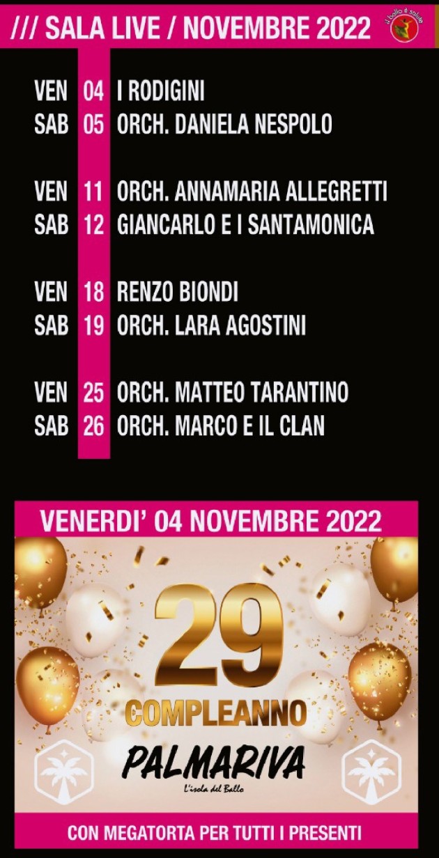 palmariva novembre