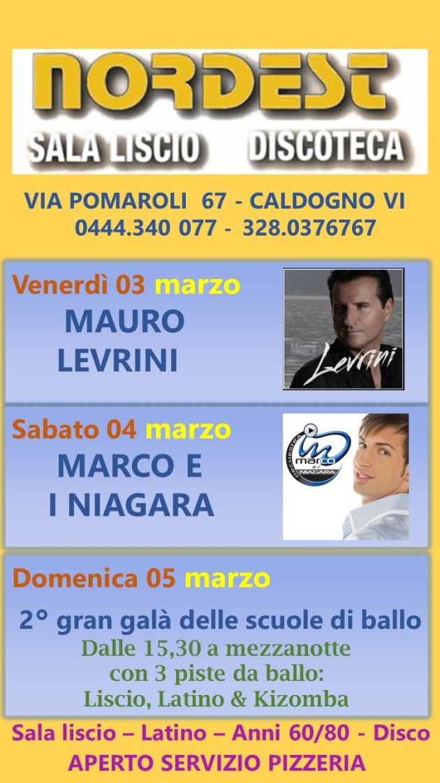NORDEST prima marzo