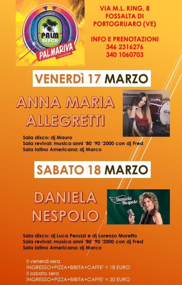 PALMARIVA TERZA DI MARZO