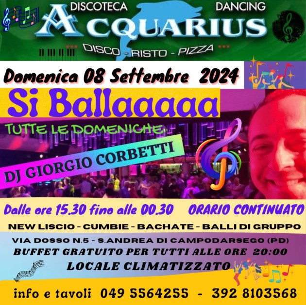 acquarius 8 settembre