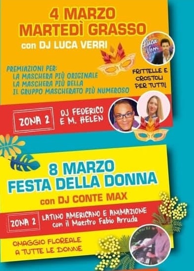 black eventi marzo